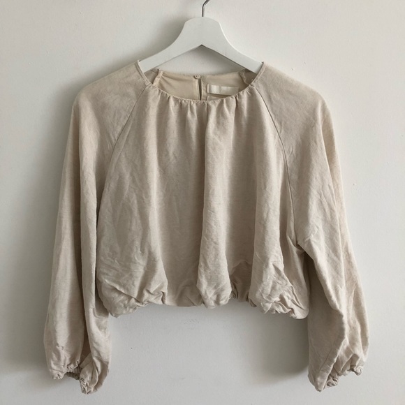 H&M small romantic crop top - Picture 1 of 2